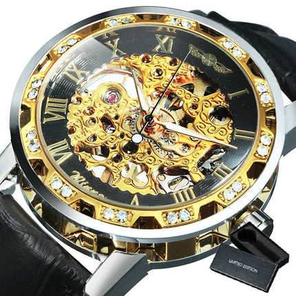 Luxury  Mechanical Wristwatches for Men with Skeleton Dial - wnkrs