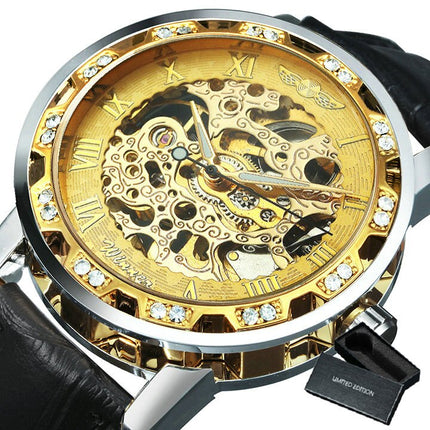 Luxury  Mechanical Wristwatches for Men with Skeleton Dial - wnkrs