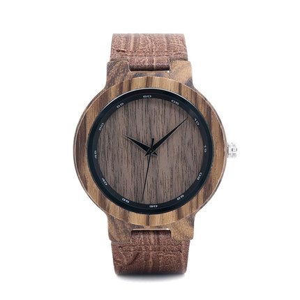 Men's Brown Leather Watch - wnkrs