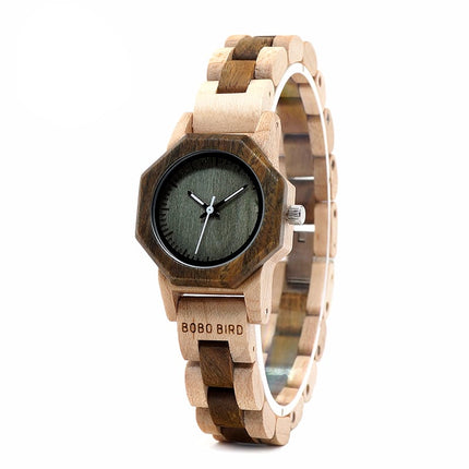 Creative Wooden Quartz Watch For Women - wnkrs