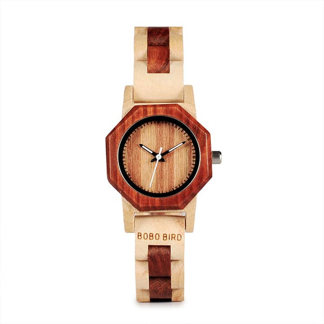 Creative Wooden Quartz Watch For Women - wnkrs