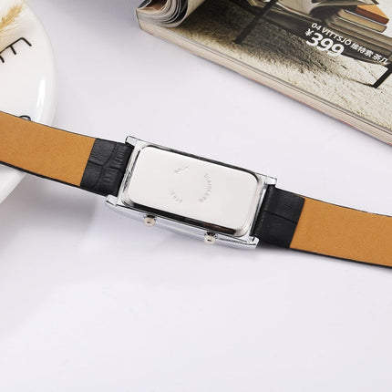 Women's Dual Dial Rectangular Quartz Watches - wnkrs