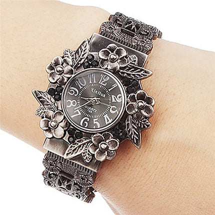 Retro Flowers Solid Steel Watches - wnkrs
