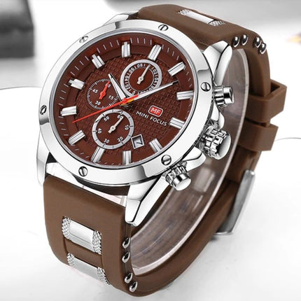 Men's Silicone and Stainless Steel Bracelet Watches - wnkrs