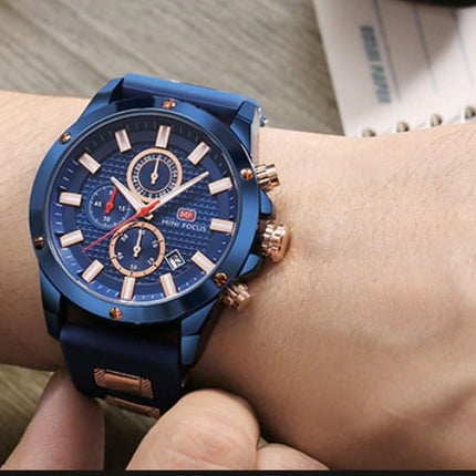 Men's Silicone and Stainless Steel Bracelet Watches - wnkrs