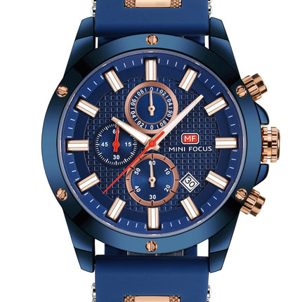 Men's Silicone and Stainless Steel Bracelet Watches - wnkrs