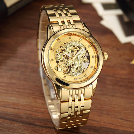 Men's Luxury Waterproof Dragon Decorated Watches - wnkrs