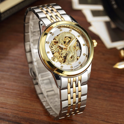 Men's Luxury Waterproof Dragon Decorated Watches - wnkrs