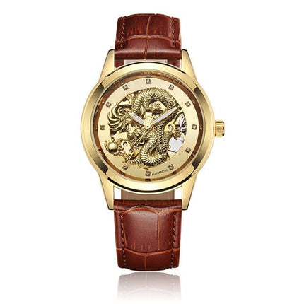 Men's Luxury Waterproof Dragon Decorated Watches - wnkrs