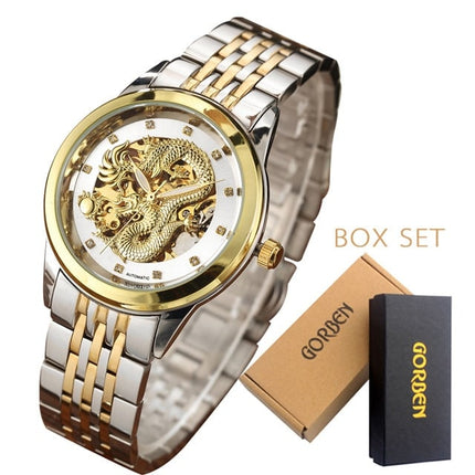 Men's Luxury Waterproof Dragon Decorated Watches - wnkrs