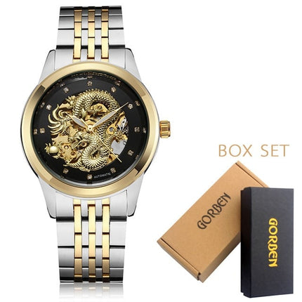 Men's Luxury Waterproof Dragon Decorated Watches - wnkrs