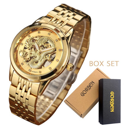 Men's Luxury Waterproof Dragon Decorated Watches - wnkrs