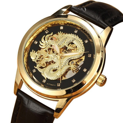 Men's Luxury Waterproof Dragon Decorated Watches - wnkrs