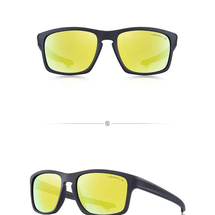 Men's Square Shaped Classic Polarized Sunglasses - wnkrs