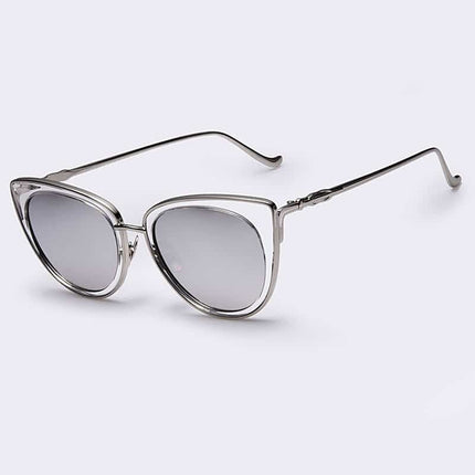 Women's Cat Eye Metal Frame Sunglasses - wnkrs