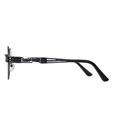 Women's Round Steampunk Sunglasses - wnkrs