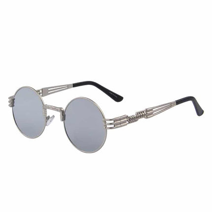 Women's Round Steampunk Sunglasses - wnkrs