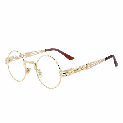 Women's Round Steampunk Sunglasses - wnkrs