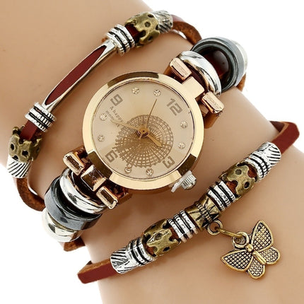 Women's Triple Bracelet Boho Watch - wnkrs