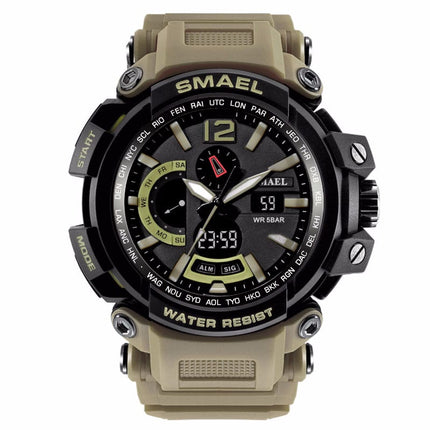 Military Waterproof Sports Watches With Dual Display for Men - wnkrs