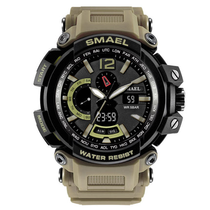 Military Waterproof Sports Watches With Dual Display for Men - wnkrs