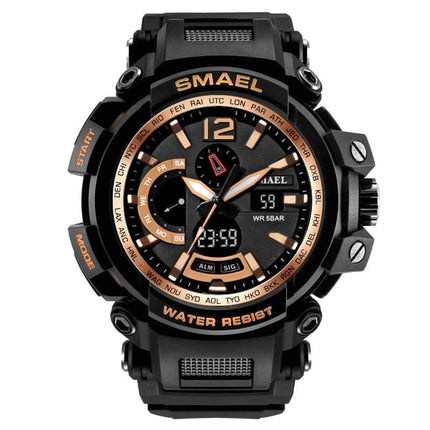 Military Waterproof Sports Watches With Dual Display for Men - wnkrs