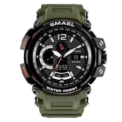 Military Waterproof Sports Watches With Dual Display for Men - wnkrs