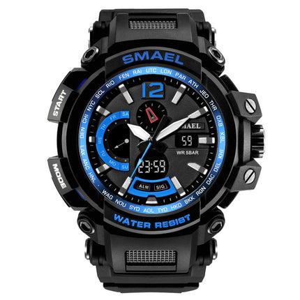 Military Waterproof Sports Watches With Dual Display for Men - wnkrs