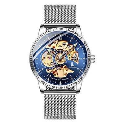 Men's Mesh Braided Skeleton Watch - wnkrs