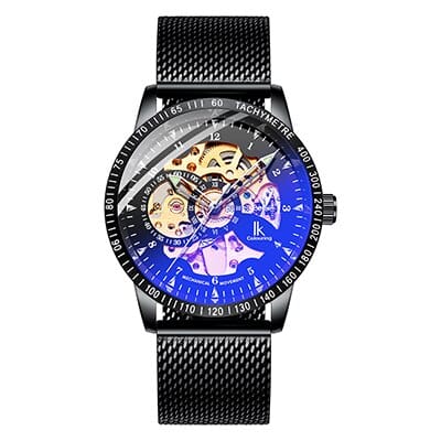 Men's Mesh Braided Skeleton Watch - wnkrs