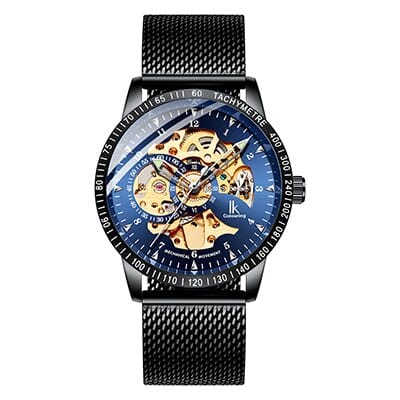Men's Mesh Braided Skeleton Watch - wnkrs