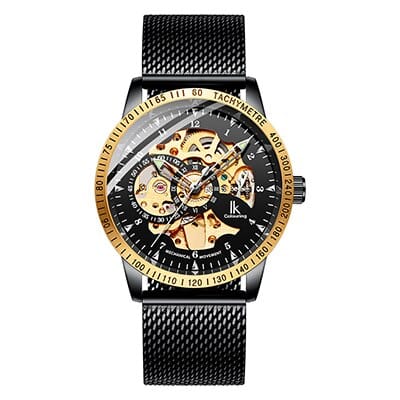 Men's Mesh Braided Skeleton Watch - wnkrs