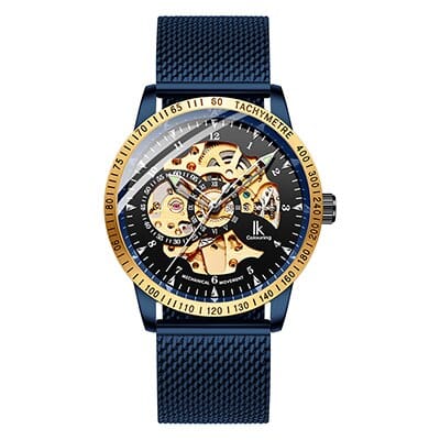 Men's Mesh Braided Skeleton Watch - wnkrs