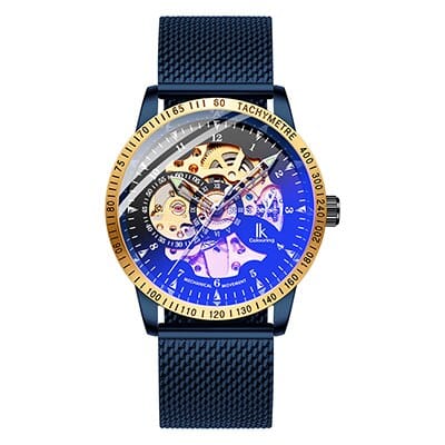 Men's Mesh Braided Skeleton Watch - wnkrs