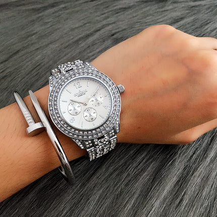 Luxury Rhinestone Quartz Watches for Women - wnkrs