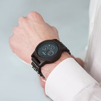 Men's Wooden Metal Design Watches - wnkrs