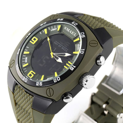 Men's Military Style Wide Bracelet Watches - wnkrs