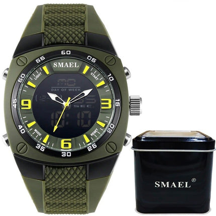 Men's Military Style Wide Bracelet Watches - wnkrs