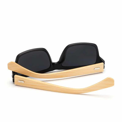 Men's Retro Wayfarer Bamboo Sunglasses - wnkrs