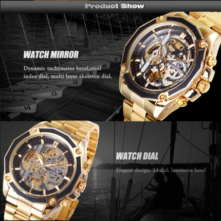Business Men's Mechanical Automatic Skeleton Watches - wnkrs