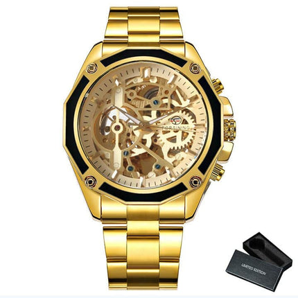 Business Men's Mechanical Automatic Skeleton Watches - wnkrs
