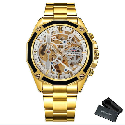 Business Men's Mechanical Automatic Skeleton Watches - wnkrs