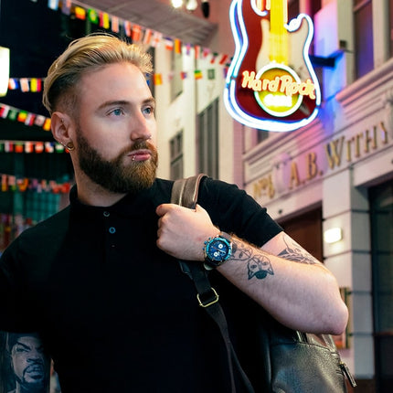 Casual Quartz Watches for Men with Leather Strap - wnkrs