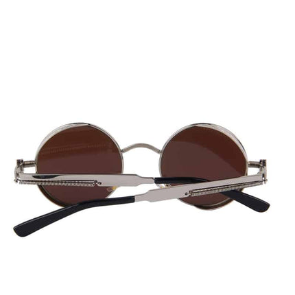 Vintage Mirrored Round Sunglasses for Men - wnkrs