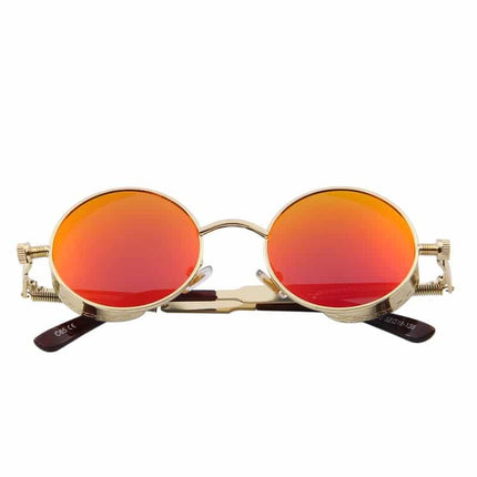Vintage Mirrored Round Sunglasses for Men - wnkrs