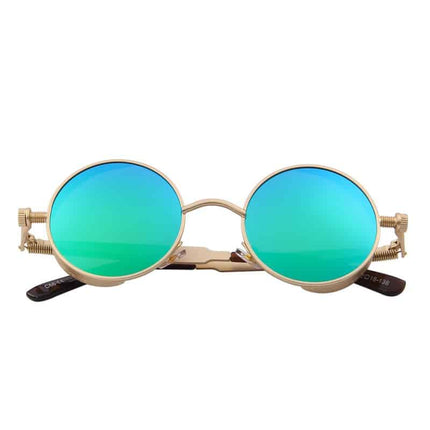 Vintage Mirrored Round Sunglasses for Men - wnkrs