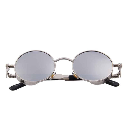 Vintage Mirrored Round Sunglasses for Men - wnkrs