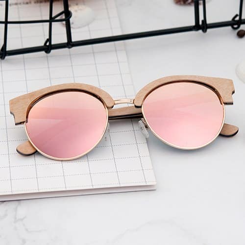 Men's Vintage Wooden Sunglasses - wnkrs