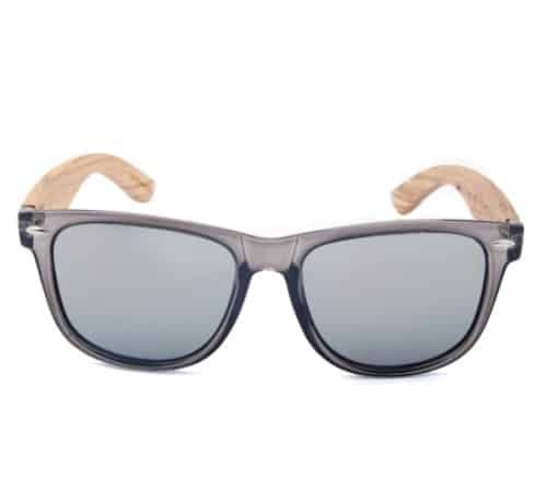 Wide Wooden Temples Sunglasses