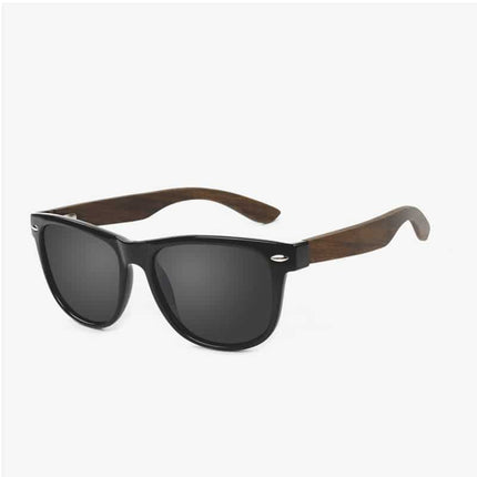 Wide Wooden Temples Sunglasses - wnkrs